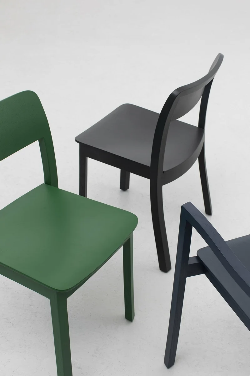 Chaise en frêne verte Pastis - Hay