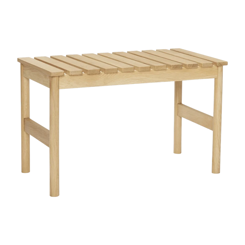 Banc en chêne naturel 70 x 40 x 45 cm Row - Hübsch