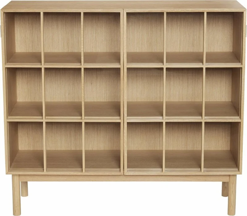Armoire en chêne naturel 100 x 35 cm Shoji - Hübsch