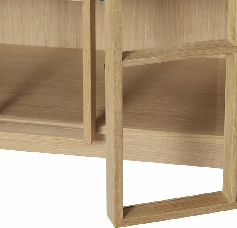 Armoire en chêne naturel 100 x 35 cm Shoji - Hübsch
