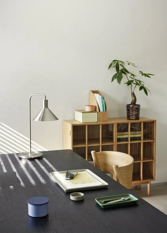 Armoire en chêne naturel 100 x 35 cm Shoji - Hübsch