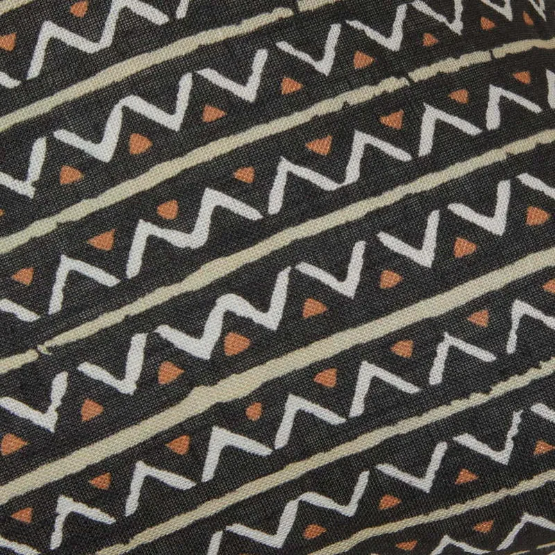 Housse De Coussin Malia Blanc Et Noir - Madura