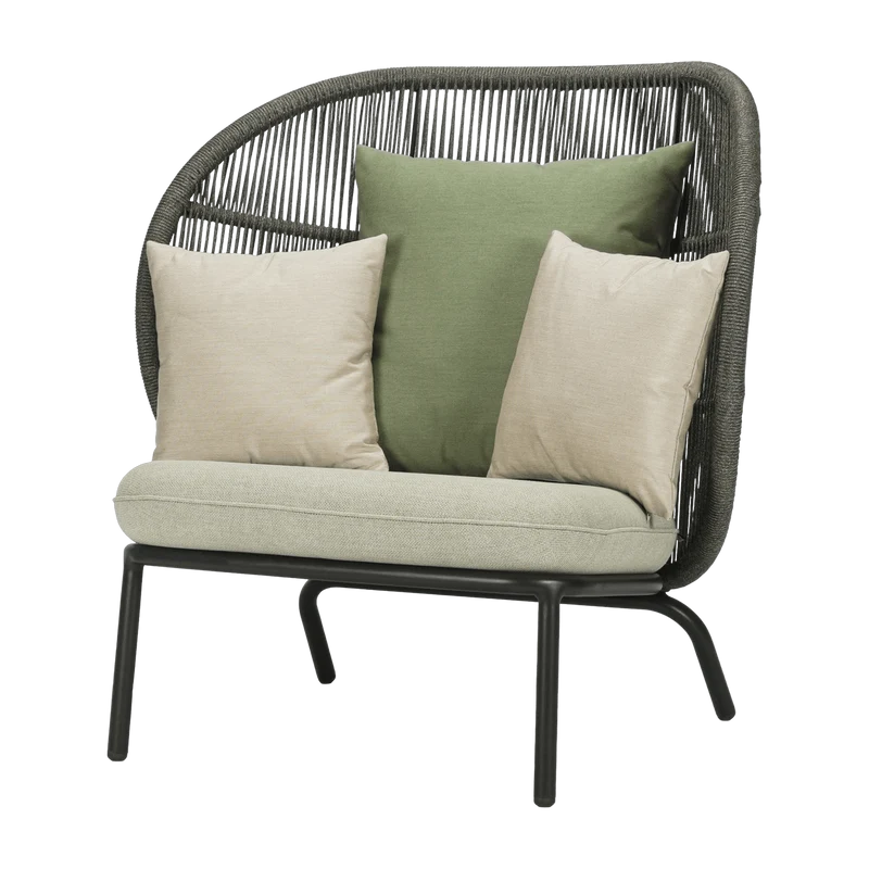 Fauteuil cocoon avec set de coussins Almond Kodo - Vincent Sheppard