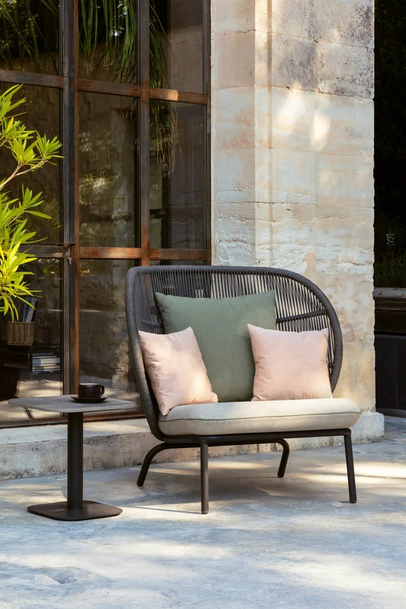 Fauteuil cocoon avec set de coussins Almond Kodo - Vincent Sheppard
