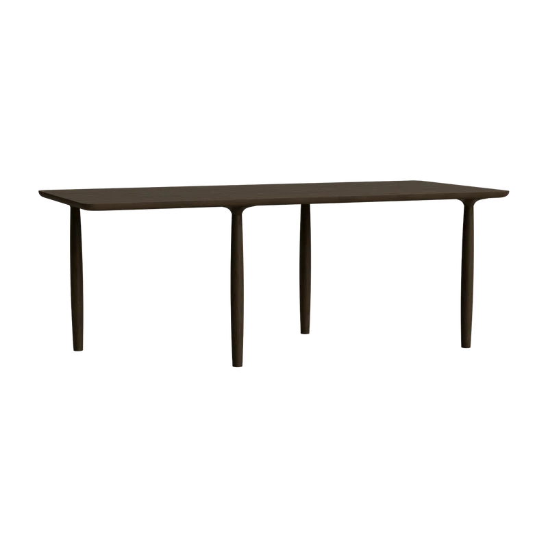 Table à dîner en chêne fumé 95 x 200 cm Oku - NORR11