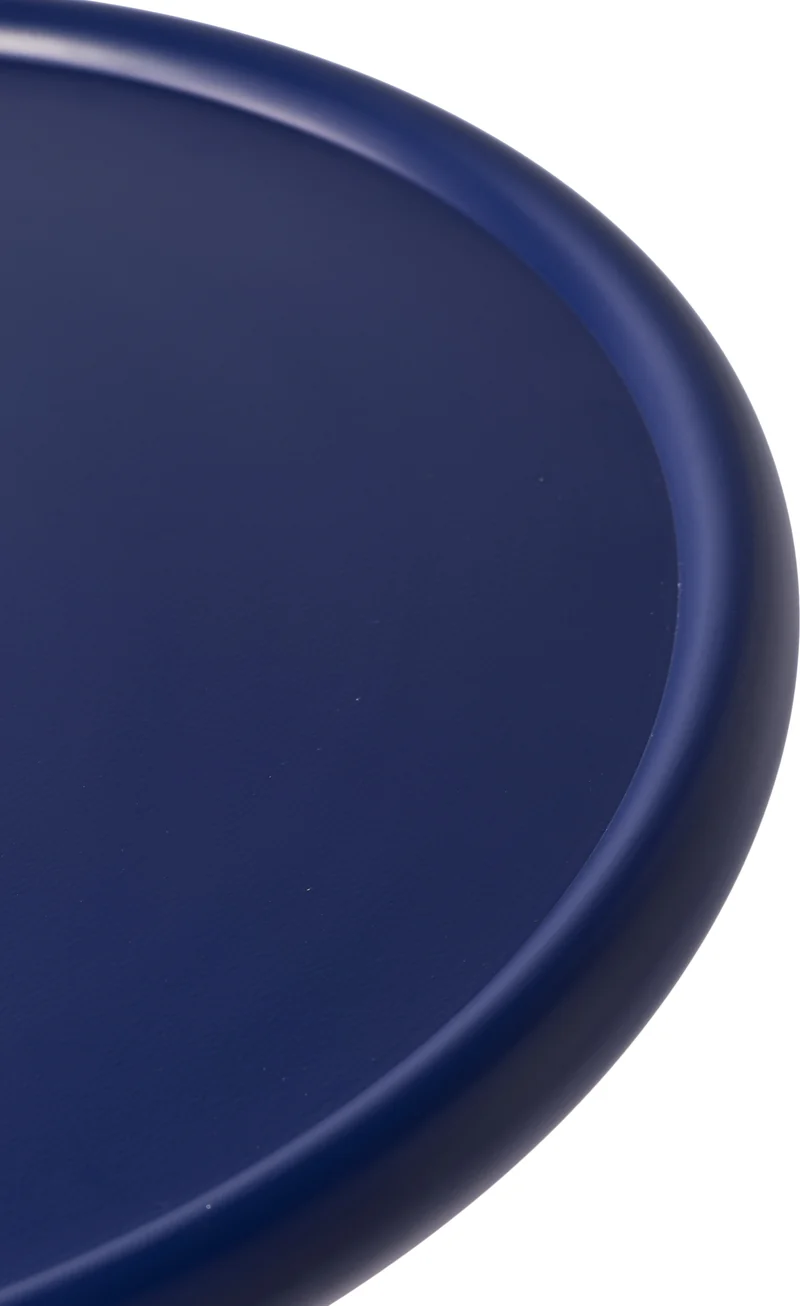 Table d'appoint bleue foncé laquée Twister - Pols Potten