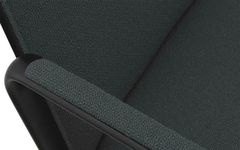 Pad Lounge Chair High Swivel Black Alu - Normann Copenhagen