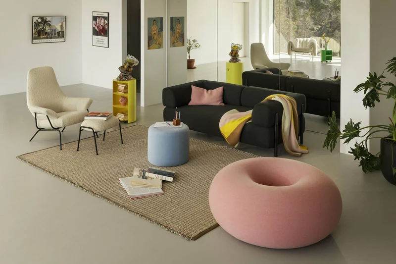 Pouf Cotton candy Boa - Hem