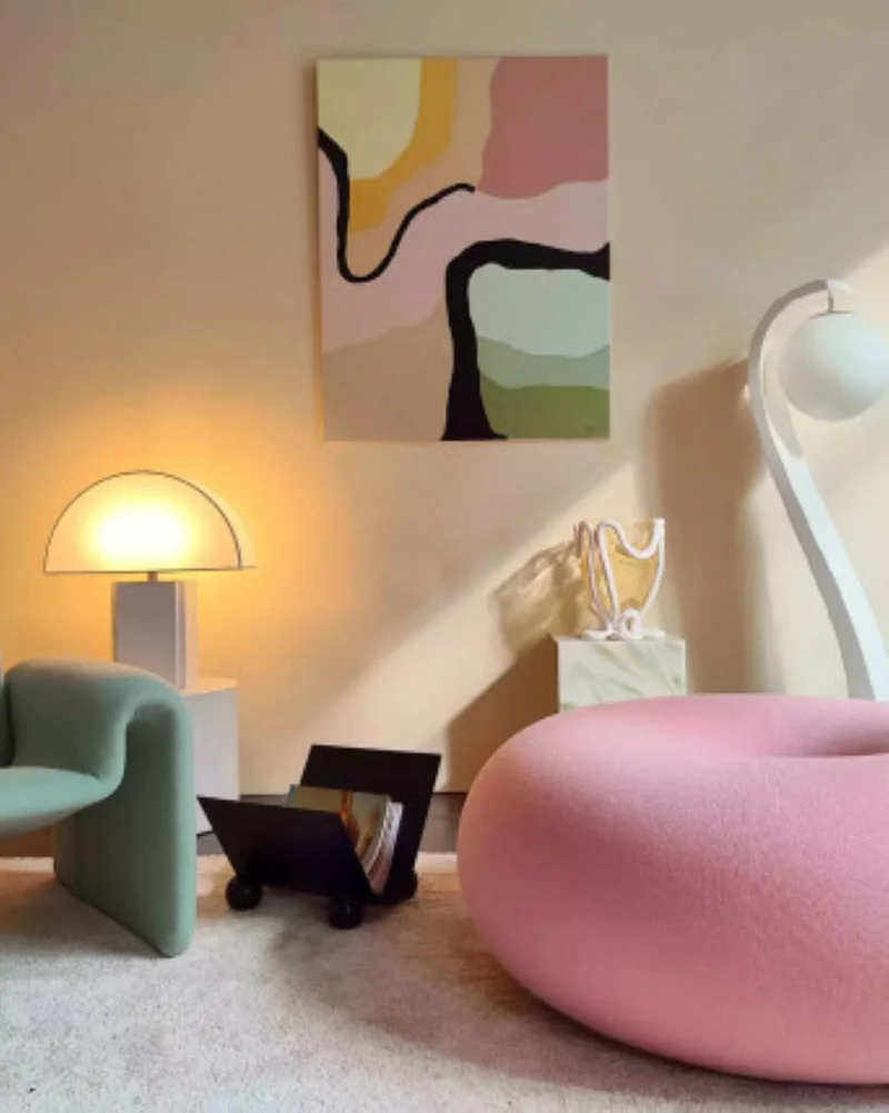 Pouf Cotton candy Boa - Hem