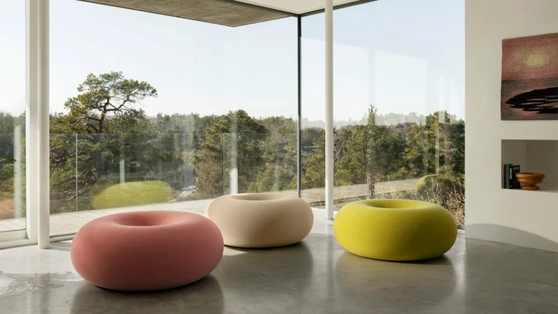 Pouf Oatmeal Boa - Hem