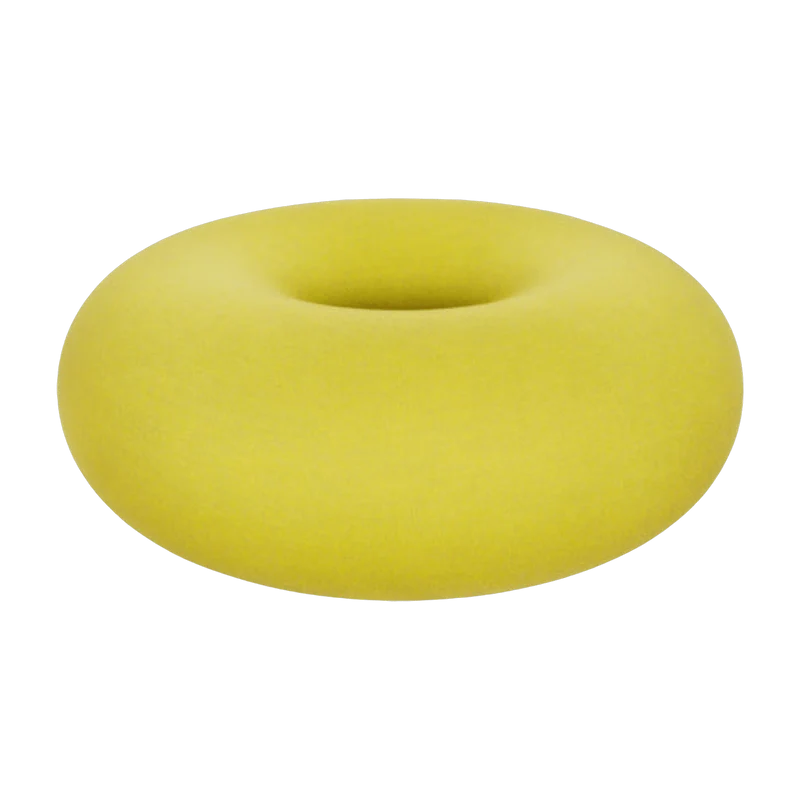 Pouf Sulfur Yellow Boa - Hem