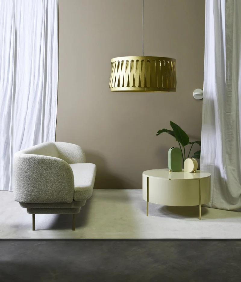 Table basse grise Embore - ENOstudio