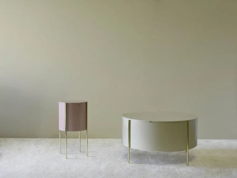 Table basse grise Embore - ENOstudio