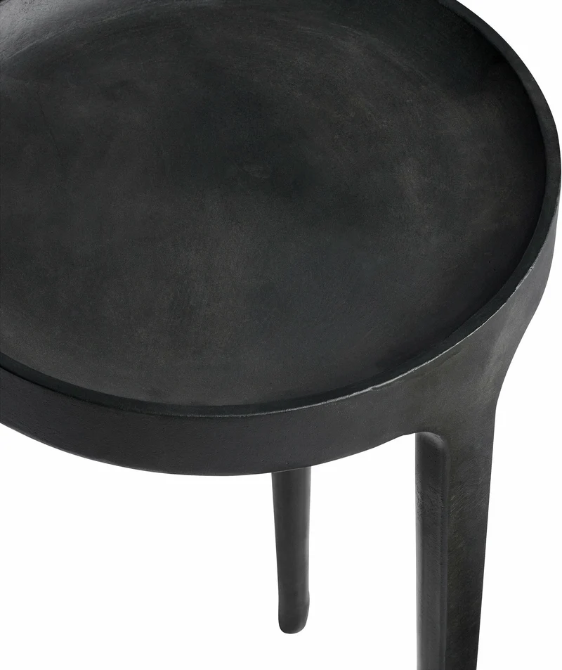 Table d'appoint ronde en aluminium 50cm Ghost - NORR11