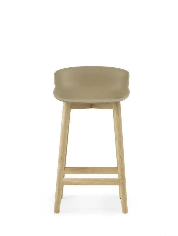 Tabouret de bar en chêne laqué et pp sable 65 cm Hyg - Normann Copenhagen