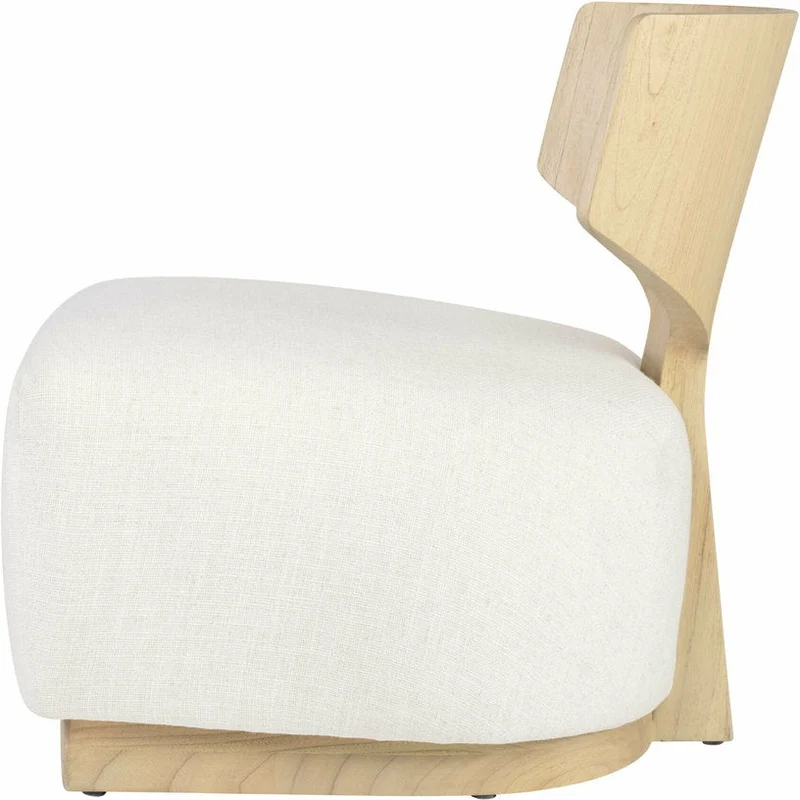 Fauteuil en bois beige Diola - Versmissen