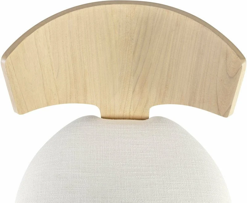 Fauteuil en bois beige Diola - Versmissen