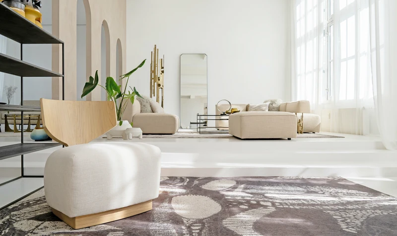 Fauteuil en bois beige Diola - Versmissen
