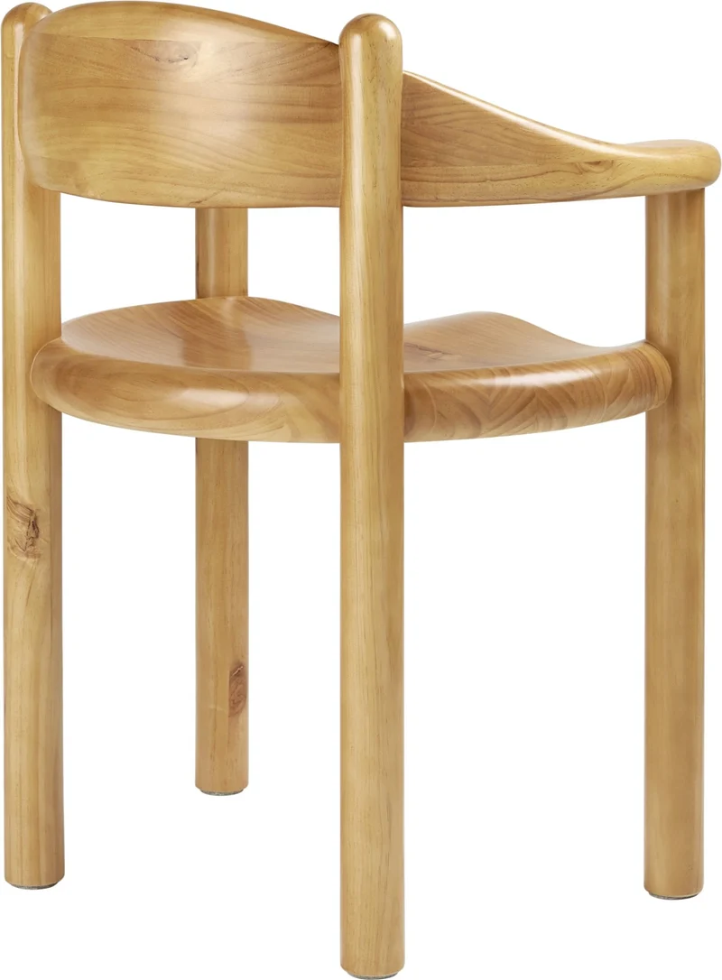 Chaise avec accoudoirs en pin Golden Daumiller - Gubi