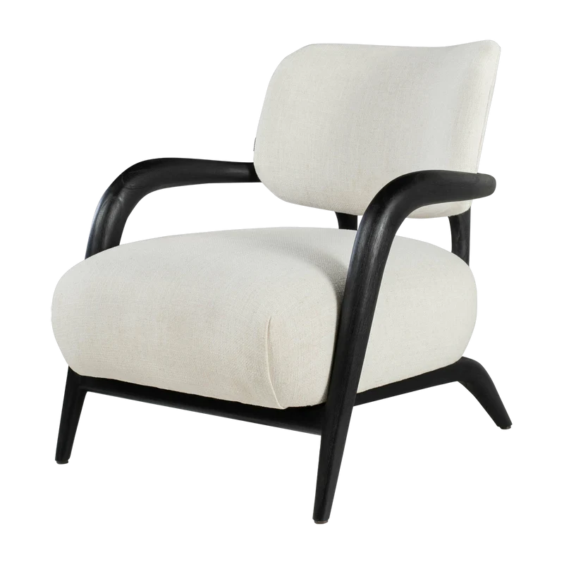 Fauteuil en bois noir Lobi - Versmissen