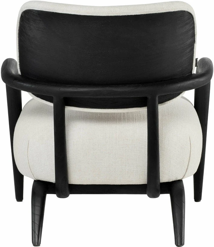 Fauteuil en bois noir Lobi - Versmissen