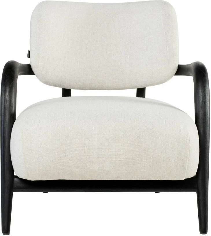 Fauteuil en bois noir Lobi - Versmissen