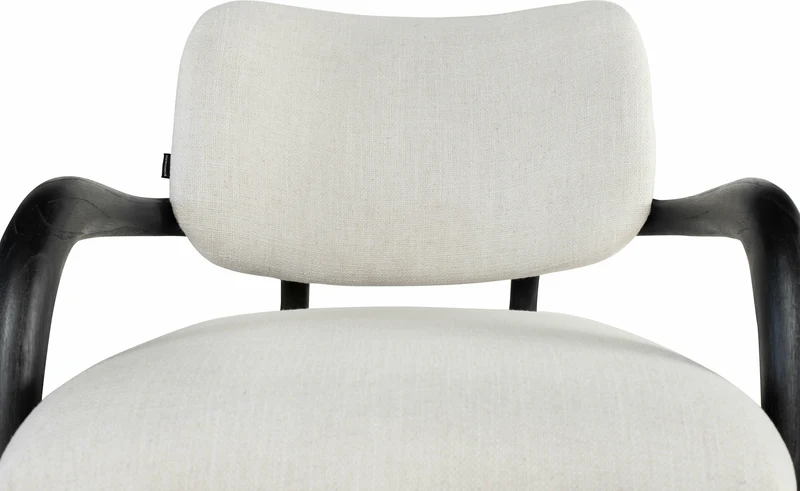 Fauteuil en bois noir Lobi - Versmissen