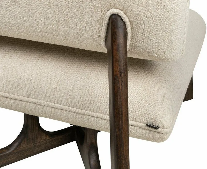 Fauteuil en bois marron Londa - Versmissen