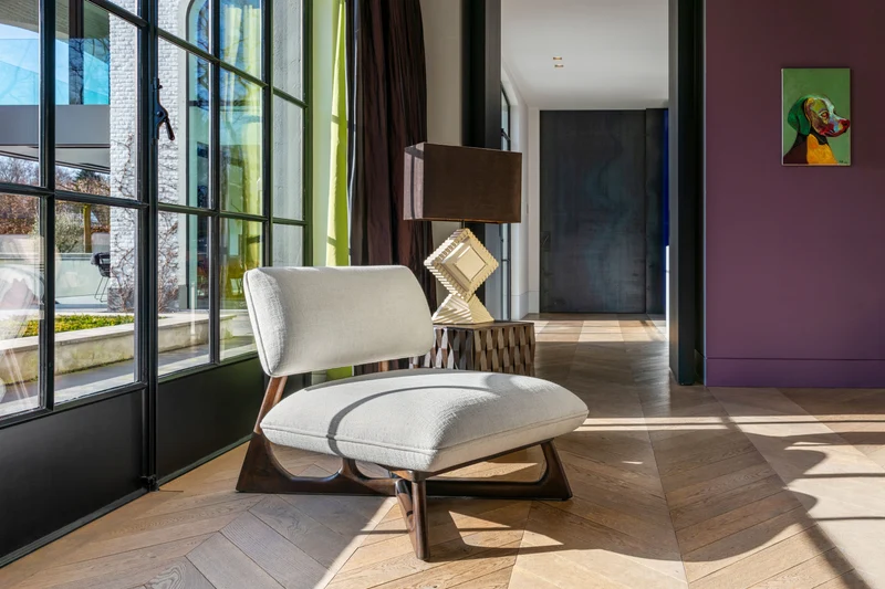 Fauteuil en bois marron Londa - Versmissen