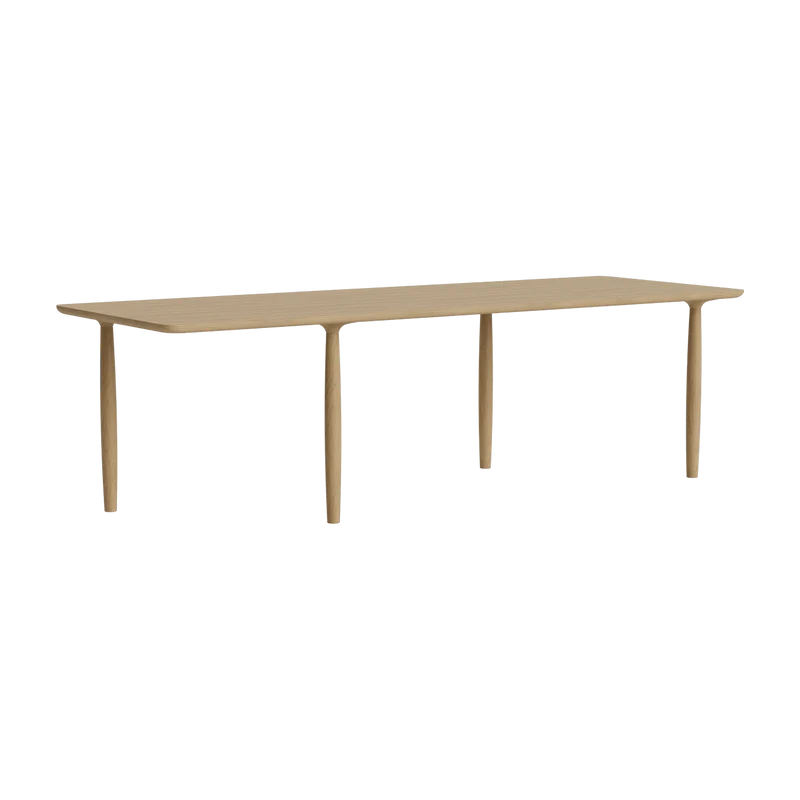 Table à dîner en chêne naturel 95 x 250 cm Oku - NORR11