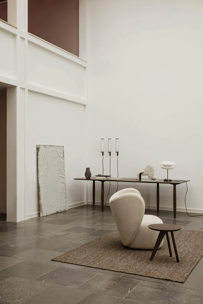 Table à dîner en chêne fumé clair 95 x 250 cm Oku - NORR11