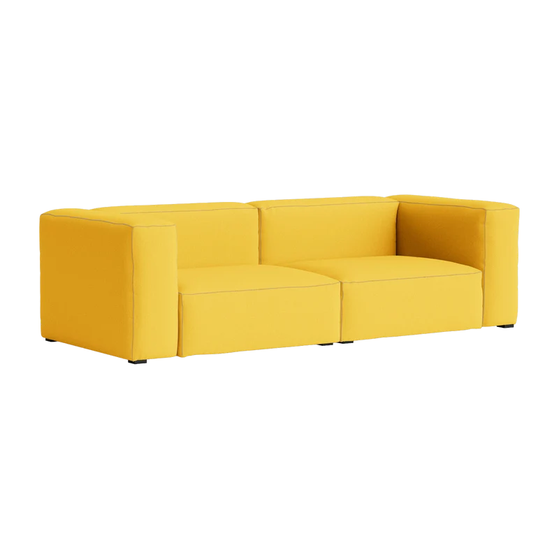 Canapé 2,5 places en tissu Steelcut Trio 446 Mags Soft combinaison 1 - Hay