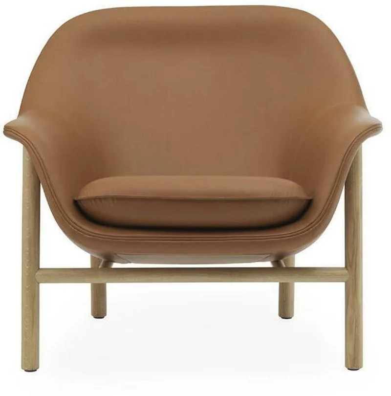 Fauteuil avec appui-tête en chêne laqué ultra Drape - Normann Copenhagen