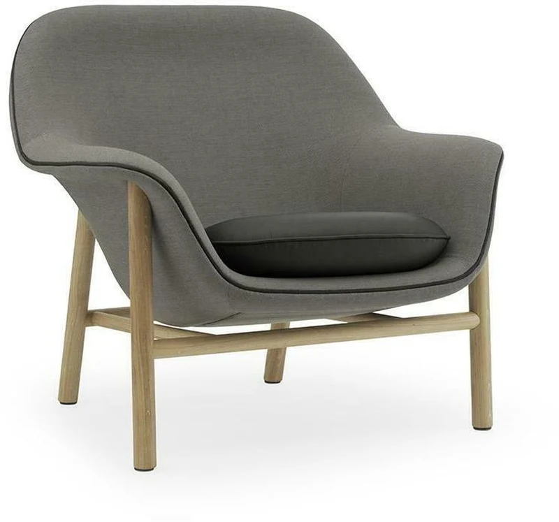 Fauteuil en chêne laqué steelcut trio ultra Drape - Normann Copenhagen