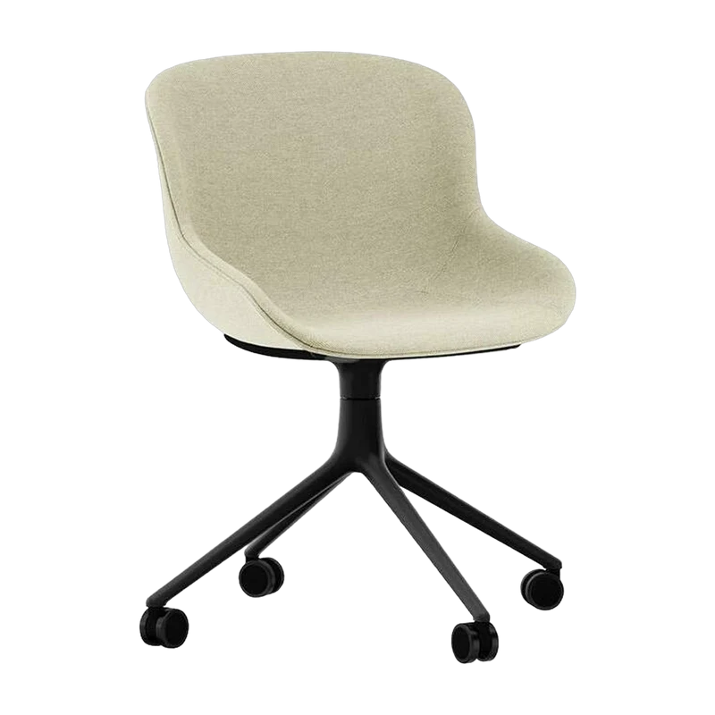 Chaise pivotante 4W Full Uph. Alu noir Hyg - Normann Copenhagen