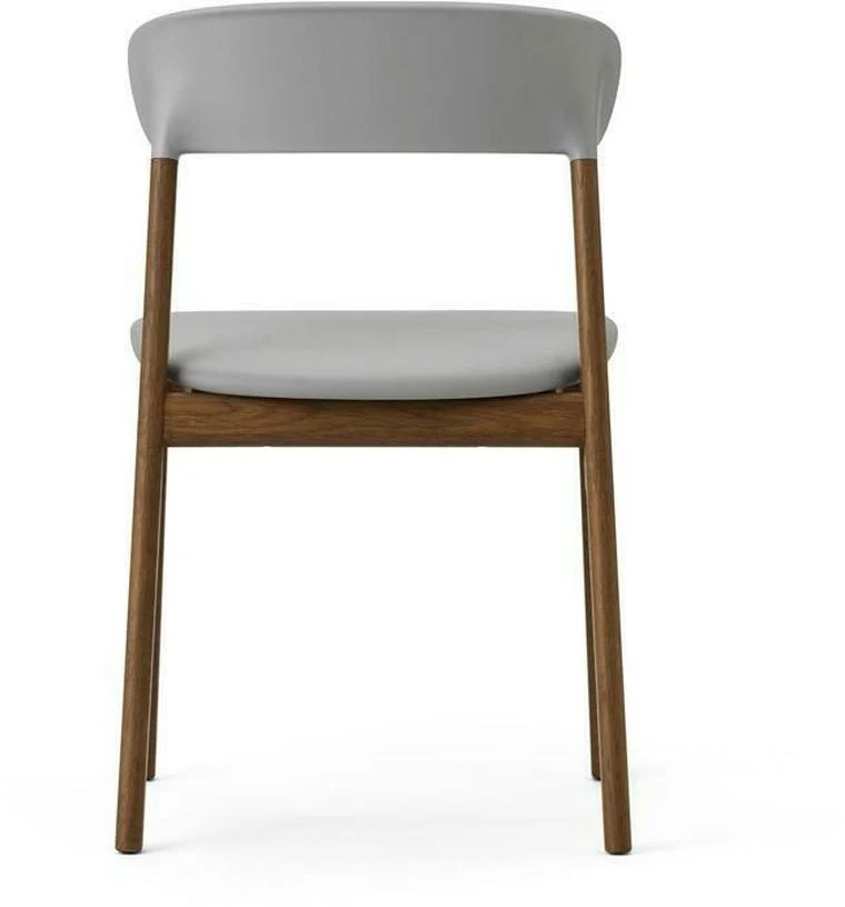 Chaise en chêne teinté et cuir gris Herit Spectrum Leather Grey - Normann Copenhagen