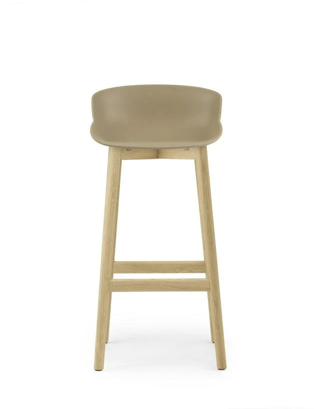 Tabouret de bar en chêne laqué et pp sable 75 cm Hyg - Normann Copenhagen
