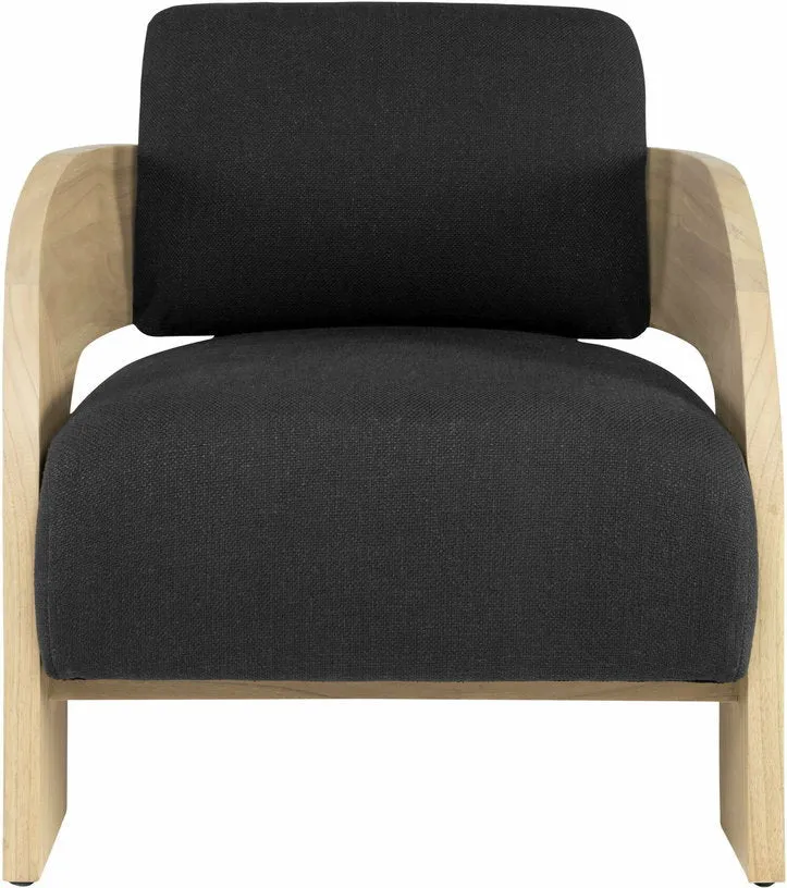 Fauteuil en bois noir et bois Maravi - Versmissen
