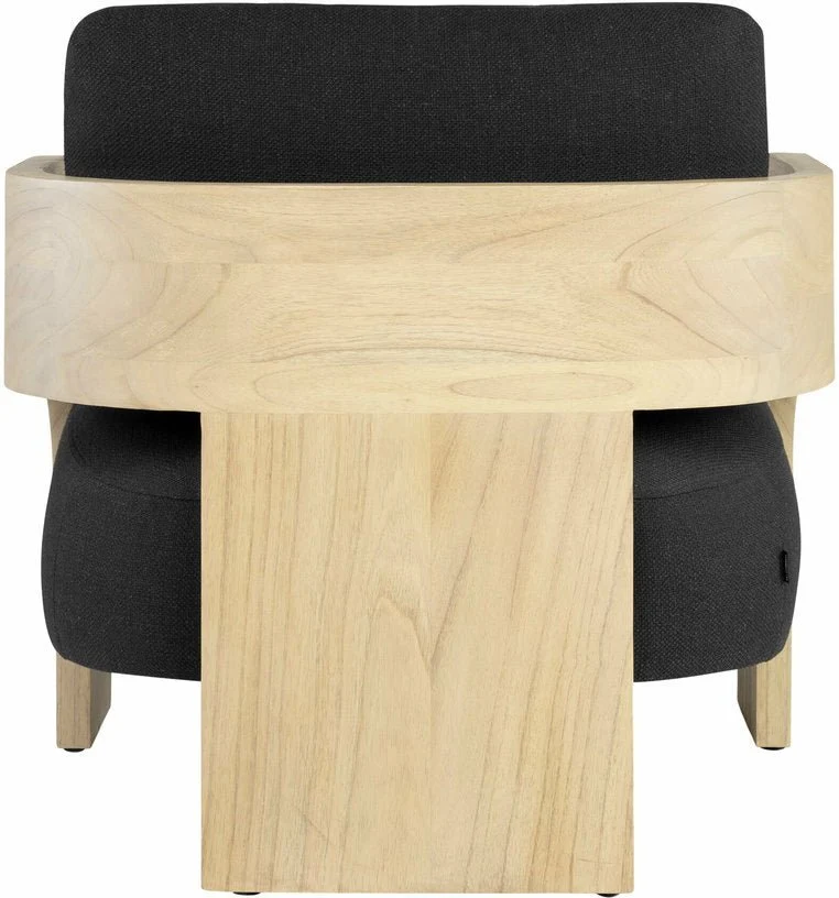 Fauteuil en bois noir et bois Maravi - Versmissen
