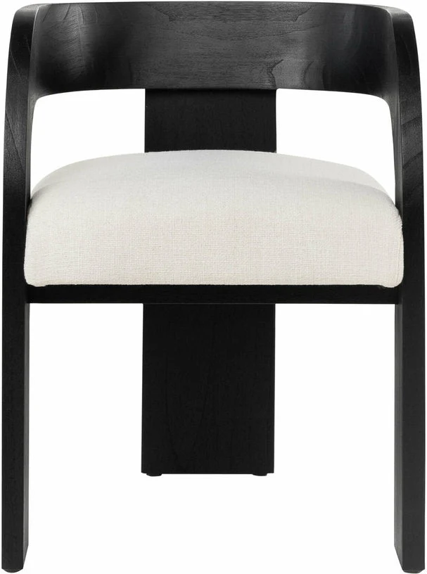 Chaise de salle à manger en bois noire Maravi - Versmissen
