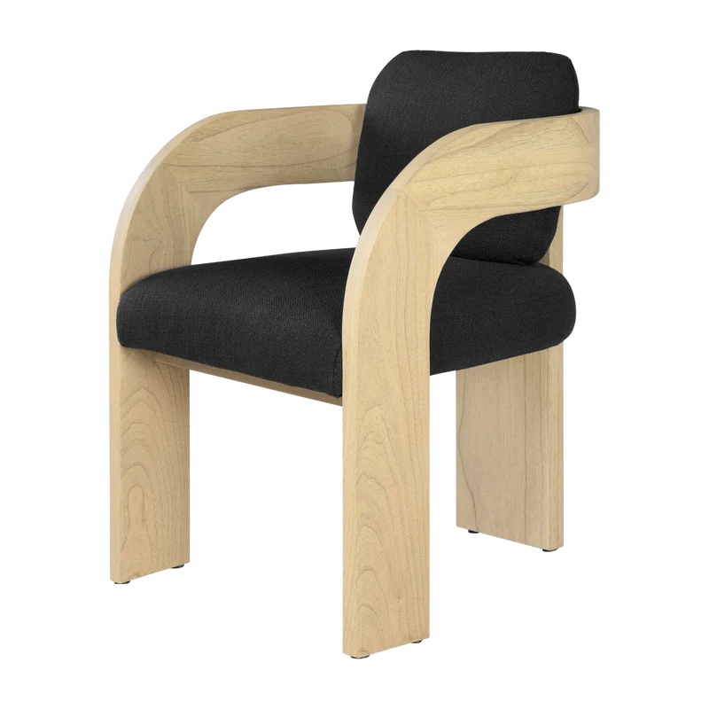 Chaise de salle à manger en bois beige Maravi - Versmissen