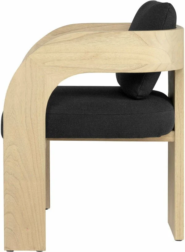 Chaise de salle à manger en bois beige Maravi - Versmissen