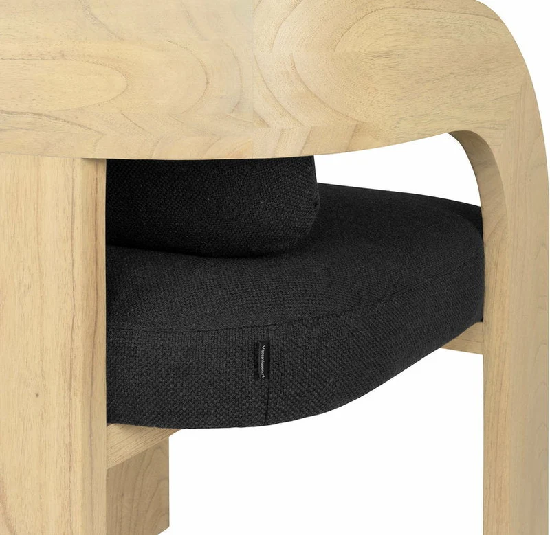 Chaise de salle à manger en bois beige Maravi - Versmissen