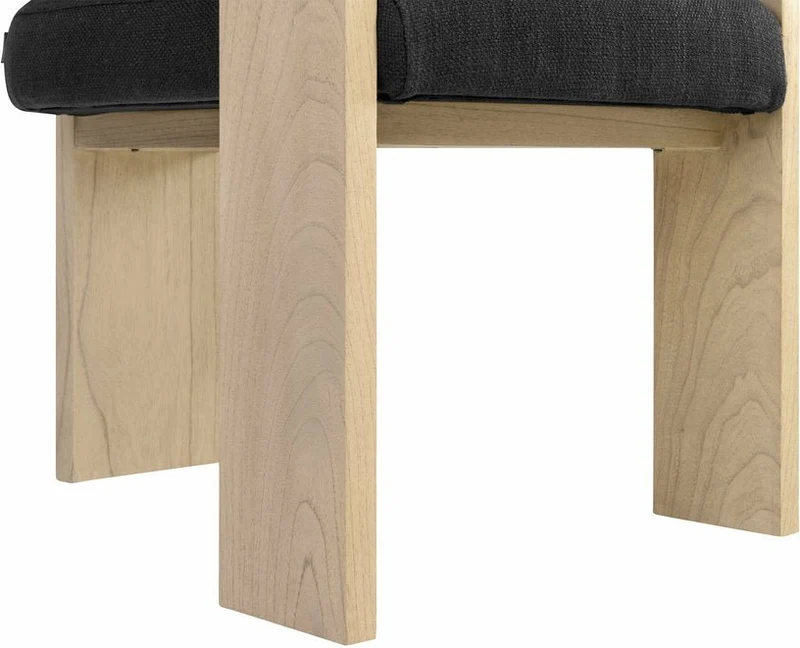 Chaise de salle à manger en bois beige Maravi - Versmissen
