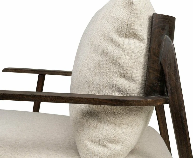 Fauteuil en bois marron Okavango - Versmissen