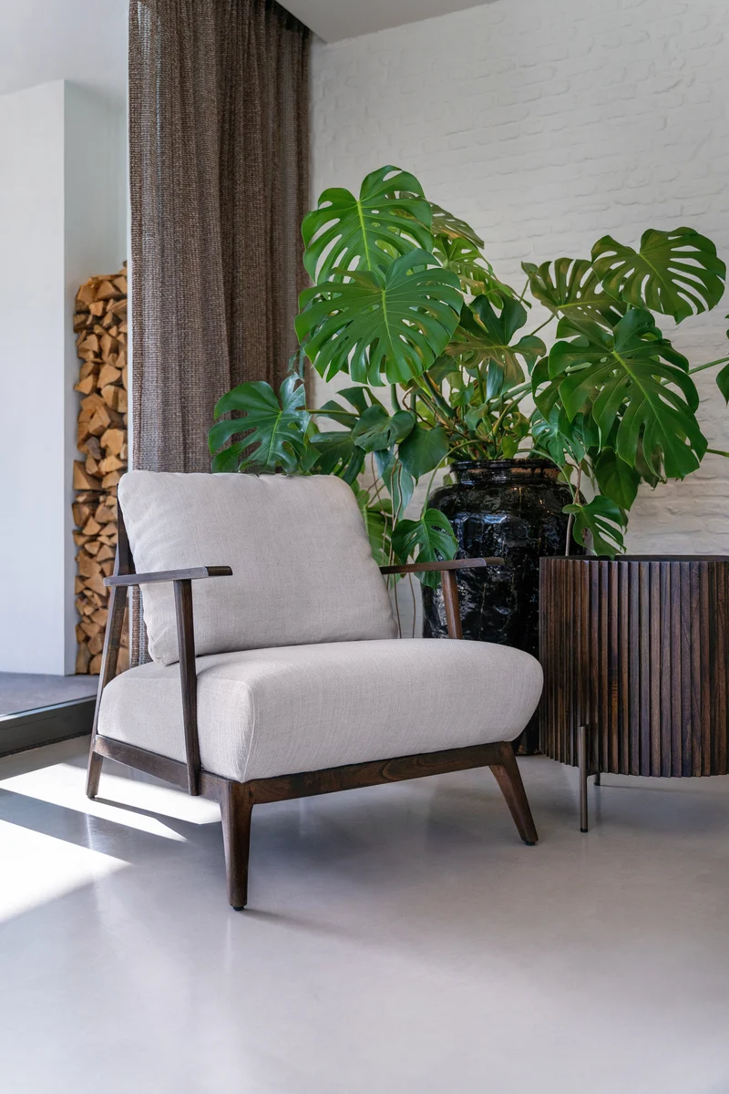 Fauteuil en bois marron Okavango - Versmissen