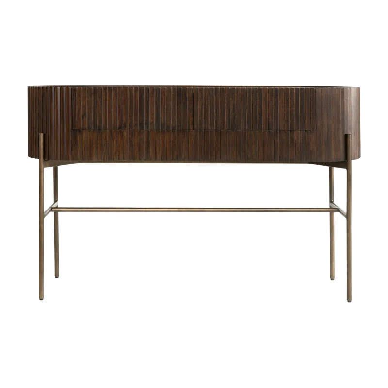 Console en bois marron Pogoro - Versmissen