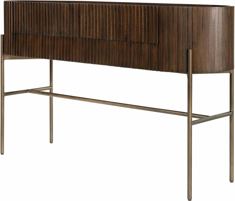 Console en bois marron Pogoro - Versmissen