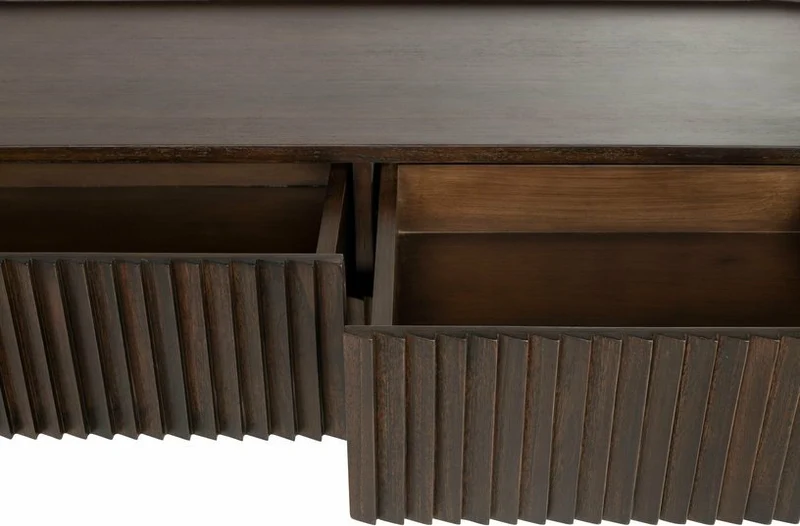 Console en bois marron Pogoro - Versmissen