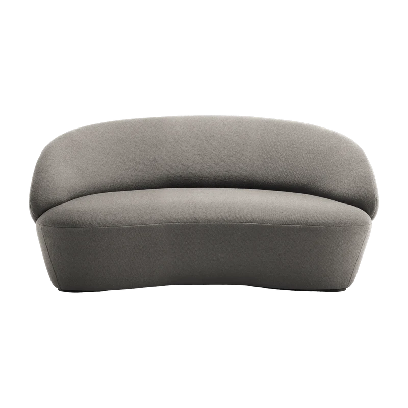 Canapé 2 places tissu beige Naïve - Emko